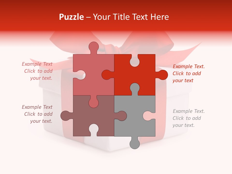 Wrapping Carnation Isolated PowerPoint Template