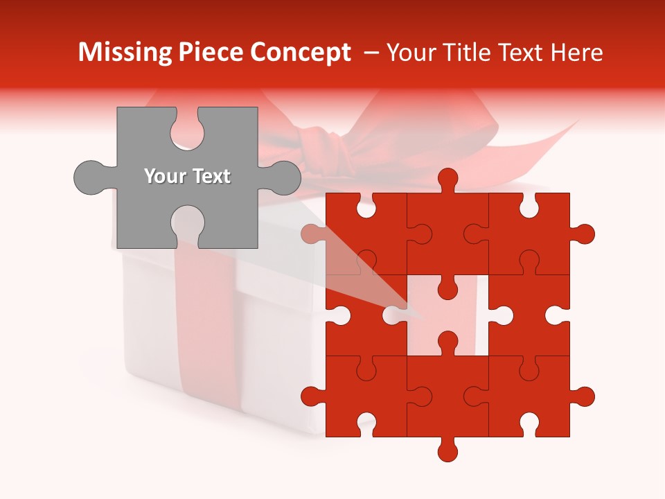 Wrapping Carnation Isolated PowerPoint Template