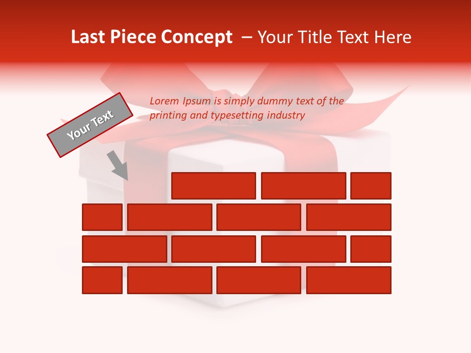 Wrapping Carnation Isolated PowerPoint Template