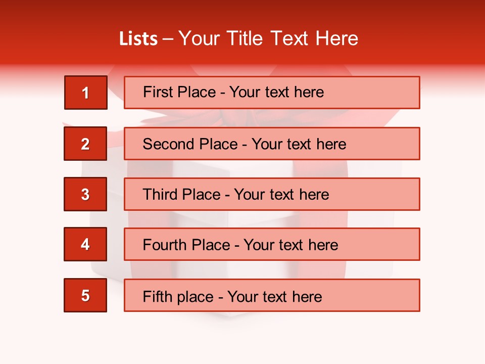 Wrapping Carnation Isolated PowerPoint Template