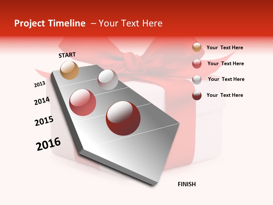 Wrapping Carnation Isolated PowerPoint Template