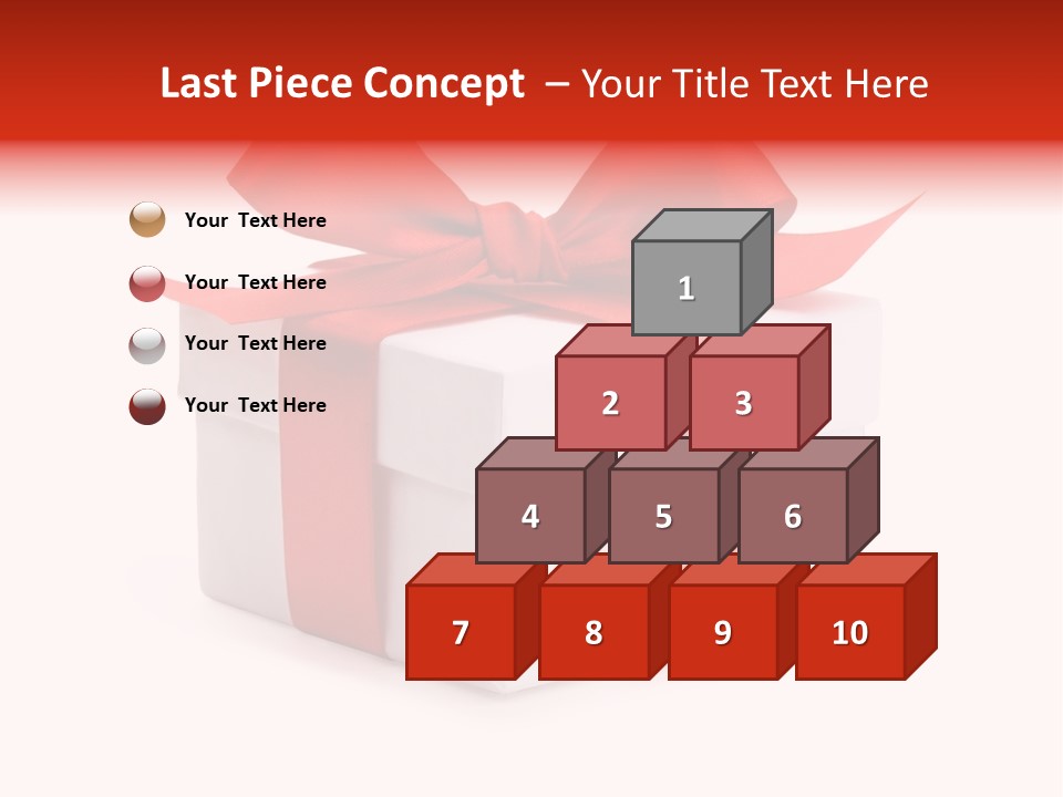 Wrapping Carnation Isolated PowerPoint Template