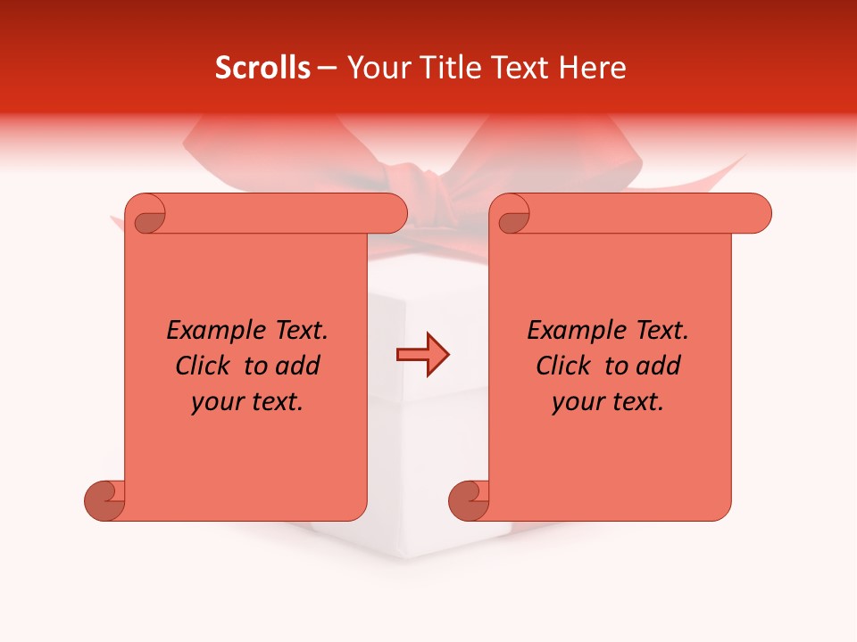 Wrapping Carnation Isolated PowerPoint Template