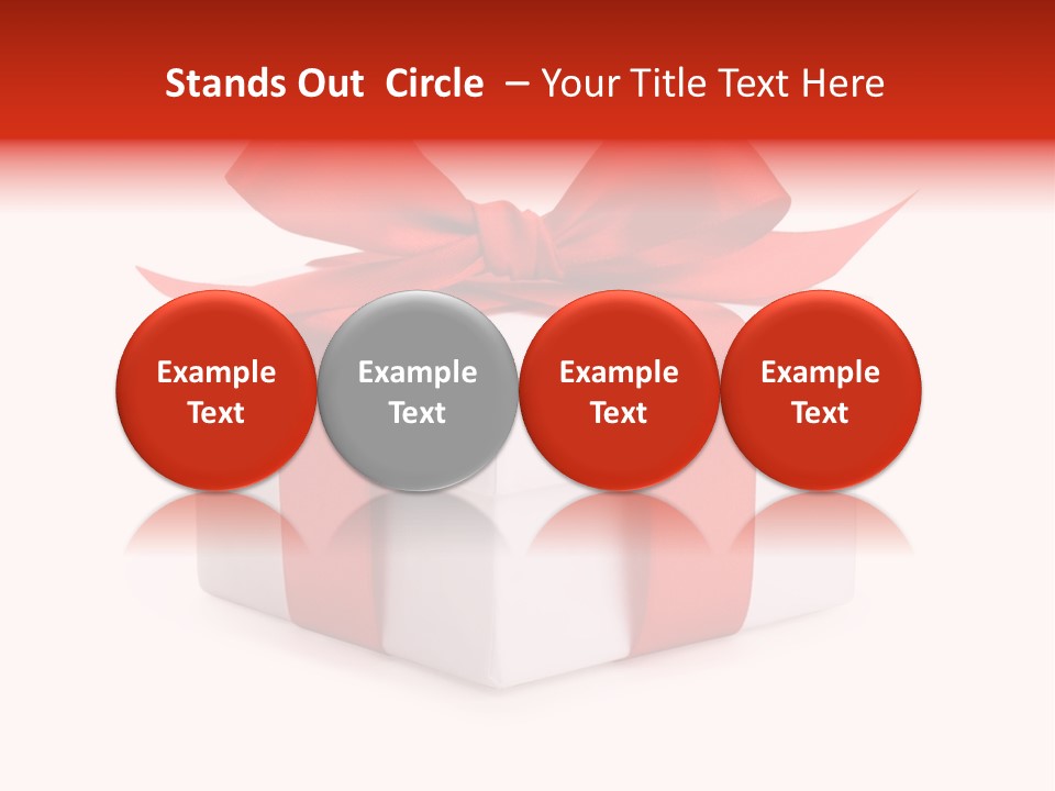 Wrapping Carnation Isolated PowerPoint Template