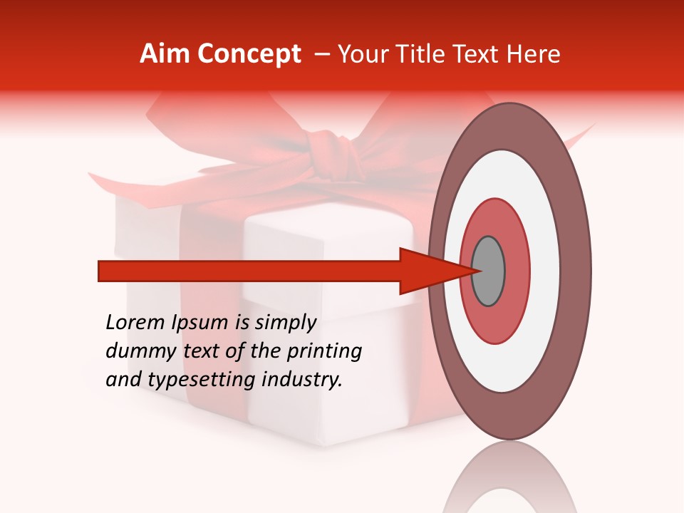 Wrapping Carnation Isolated PowerPoint Template