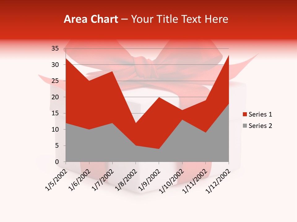 Wrapping Carnation Isolated PowerPoint Template