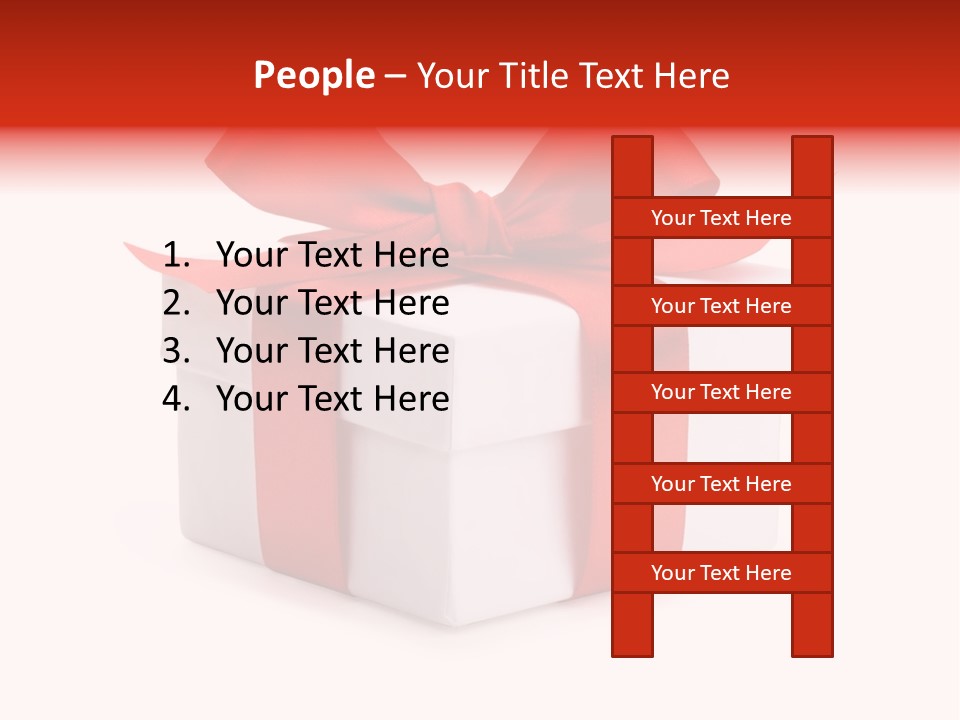 Wrapping Carnation Isolated PowerPoint Template