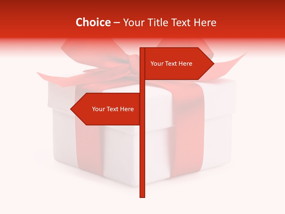 Wrapping Carnation Isolated PowerPoint Template