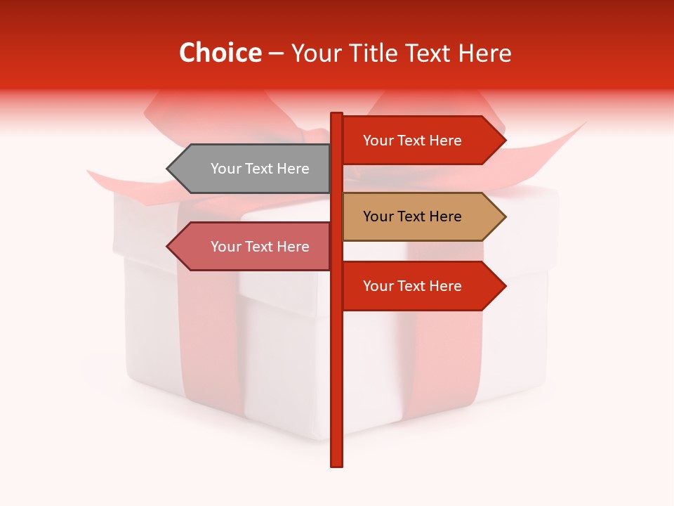 Wrapping Carnation Isolated PowerPoint Template