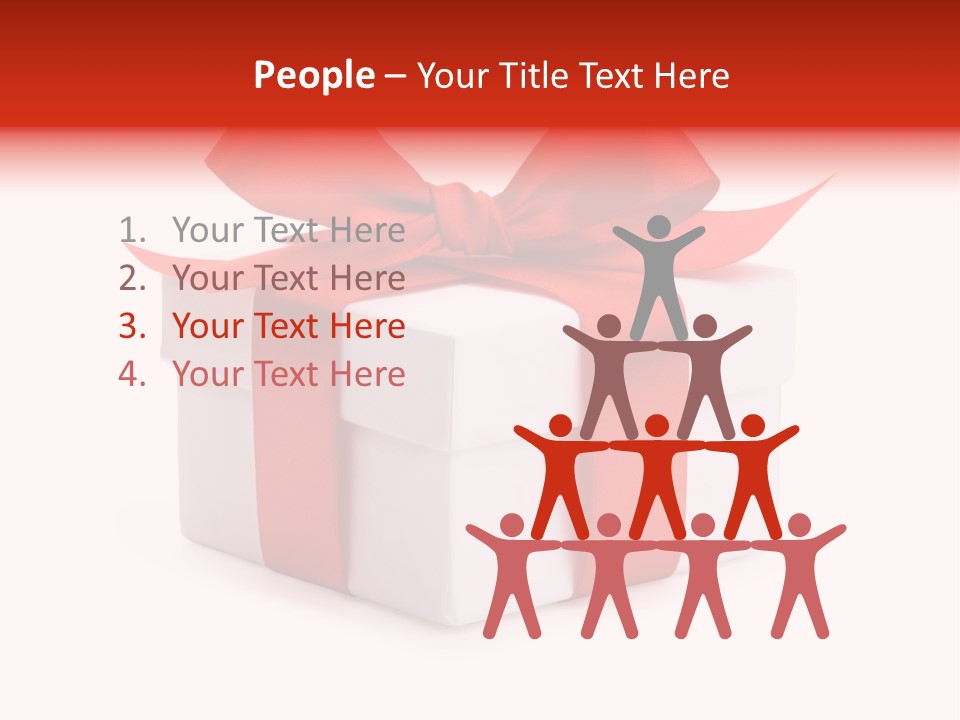 Wrapping Carnation Isolated PowerPoint Template