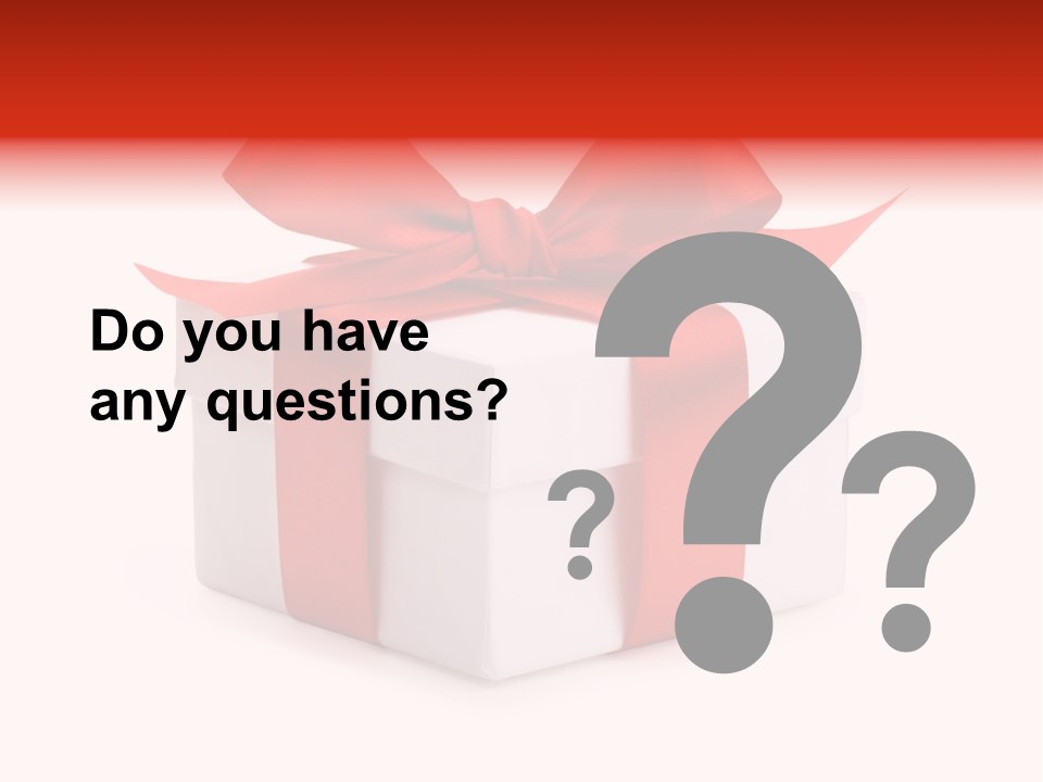 Wrapping Carnation Isolated PowerPoint Template