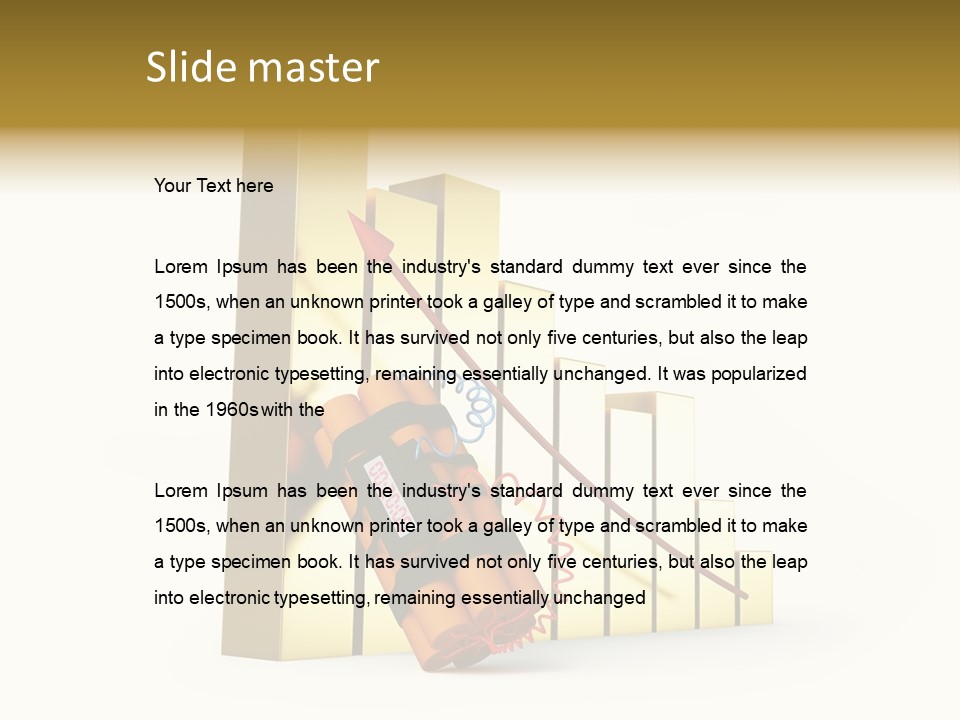 Violence Investment Fuse PowerPoint Template