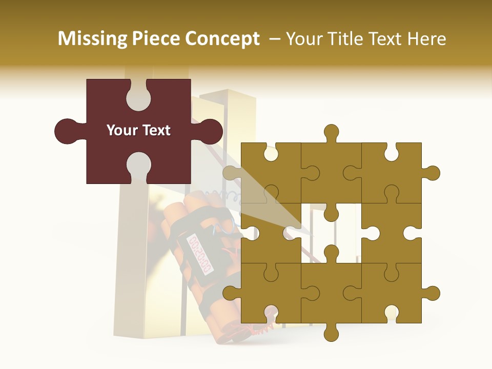 Violence Investment Fuse PowerPoint Template