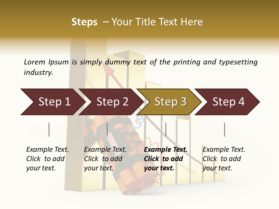 Violence Investment Fuse PowerPoint Template