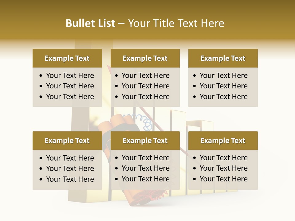 Violence Investment Fuse PowerPoint Template