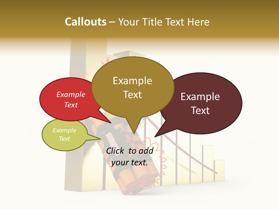 Violence Investment Fuse PowerPoint Template