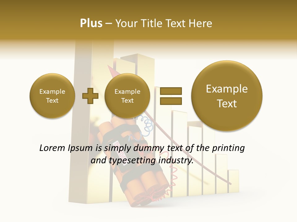 Violence Investment Fuse PowerPoint Template
