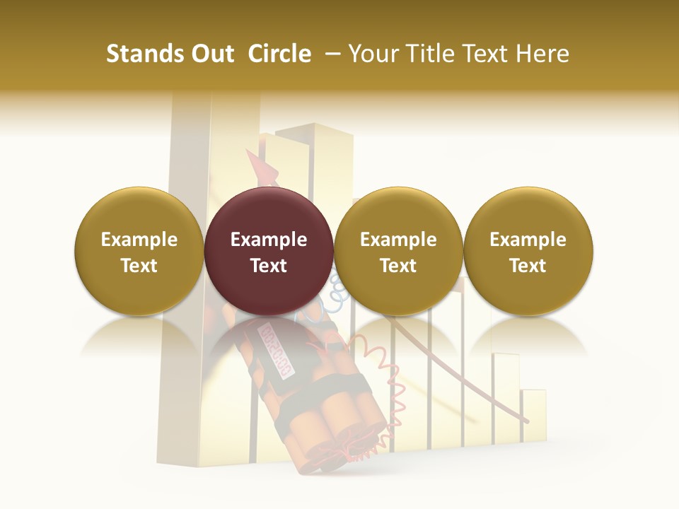 Violence Investment Fuse PowerPoint Template