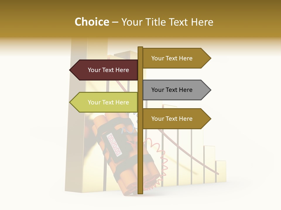 Violence Investment Fuse PowerPoint Template