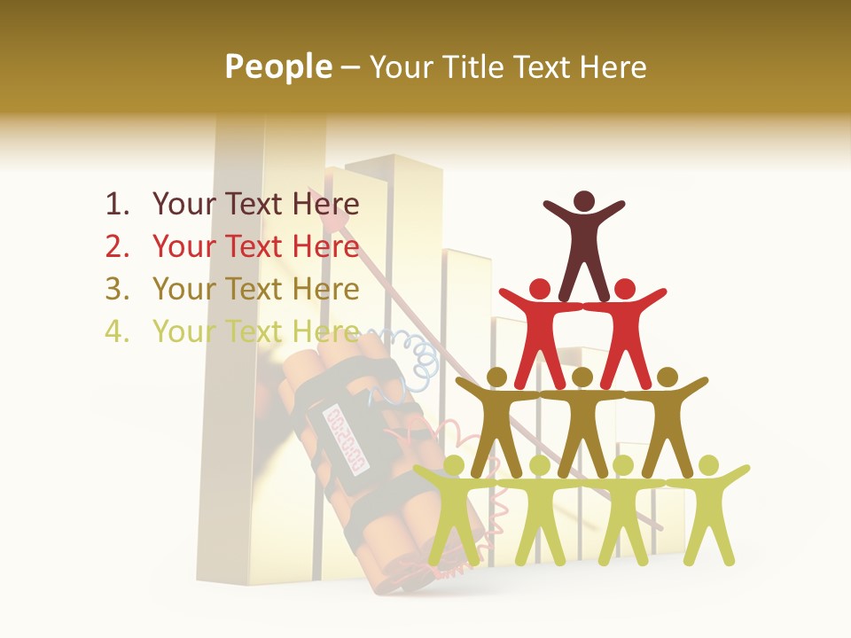 Violence Investment Fuse PowerPoint Template