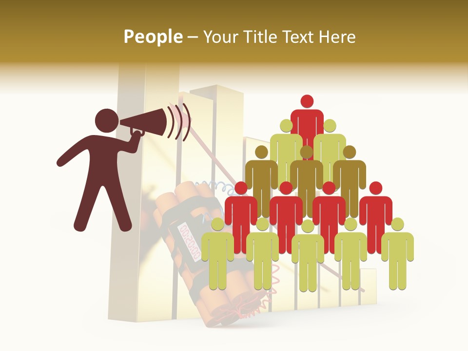 Violence Investment Fuse PowerPoint Template