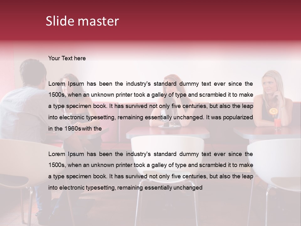 Loneliness Girl Apart PowerPoint Template