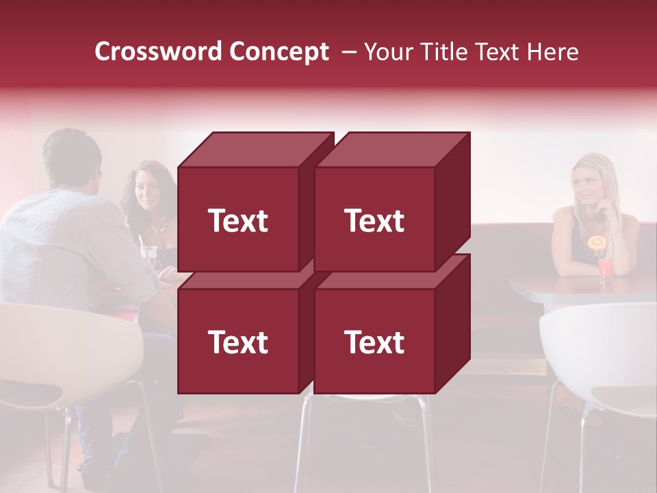 Loneliness Girl Apart PowerPoint Template