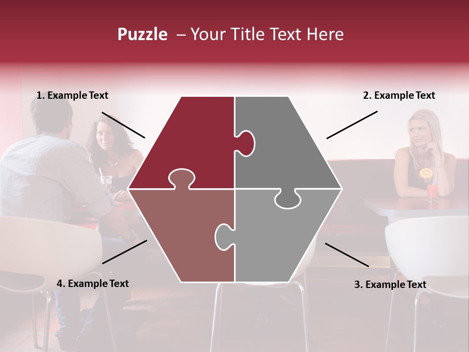 Loneliness Girl Apart PowerPoint Template