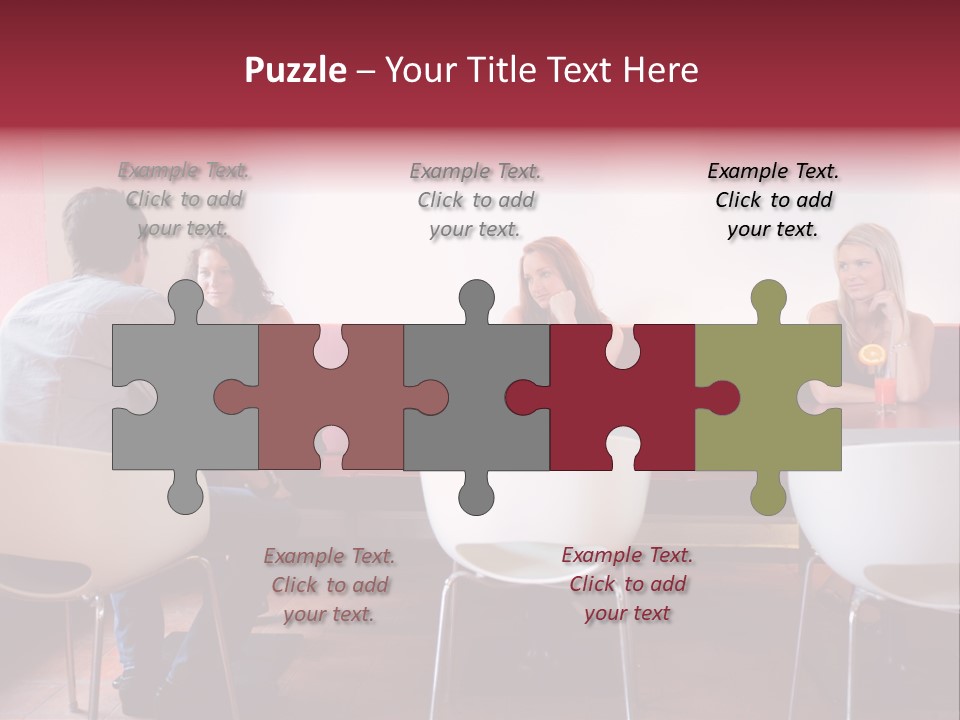 Loneliness Girl Apart PowerPoint Template