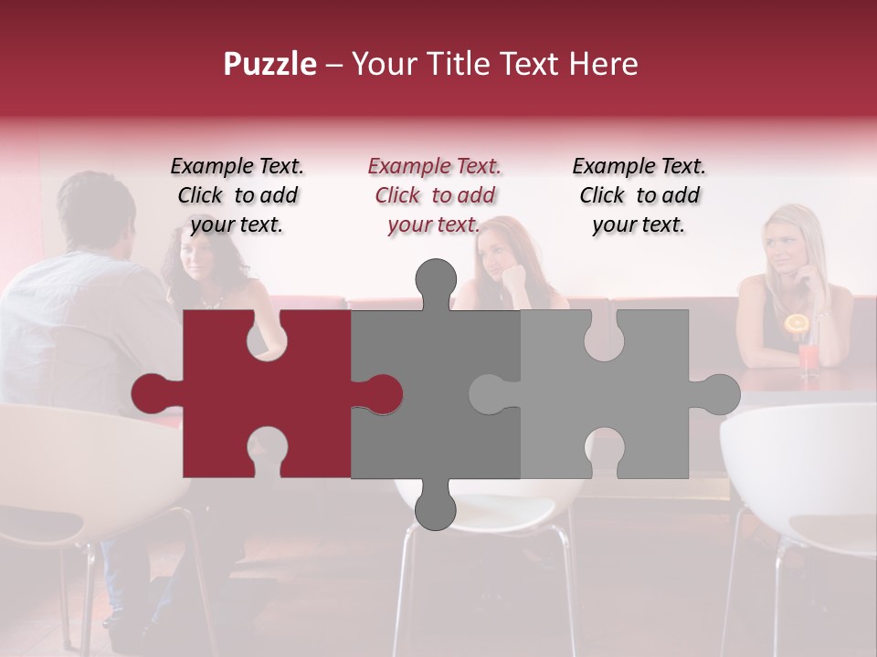 Loneliness Girl Apart PowerPoint Template