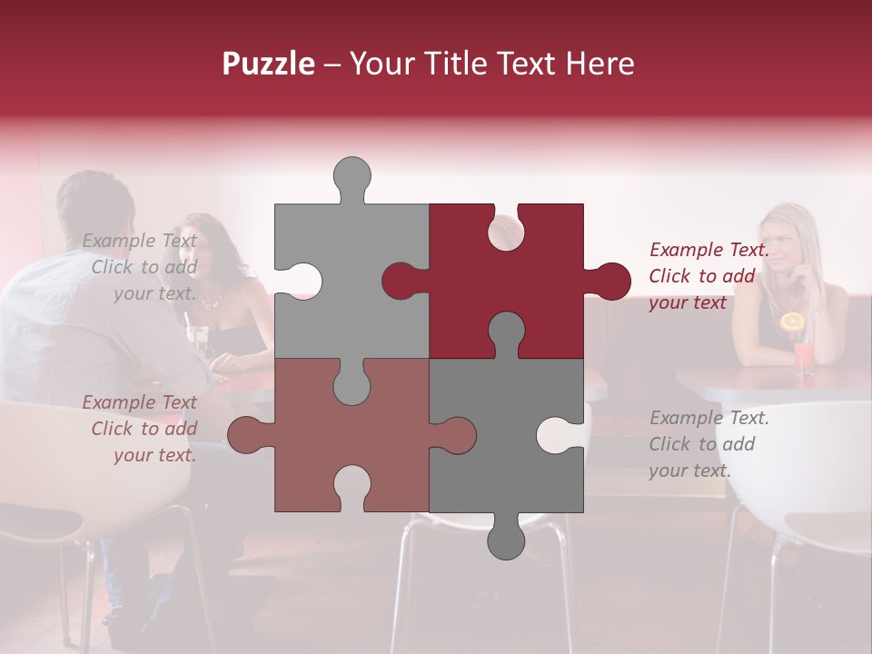 Loneliness Girl Apart PowerPoint Template