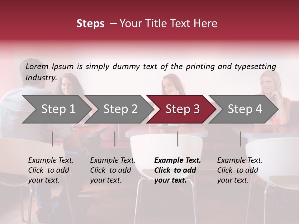 Loneliness Girl Apart PowerPoint Template