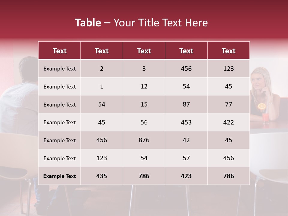 Loneliness Girl Apart PowerPoint Template