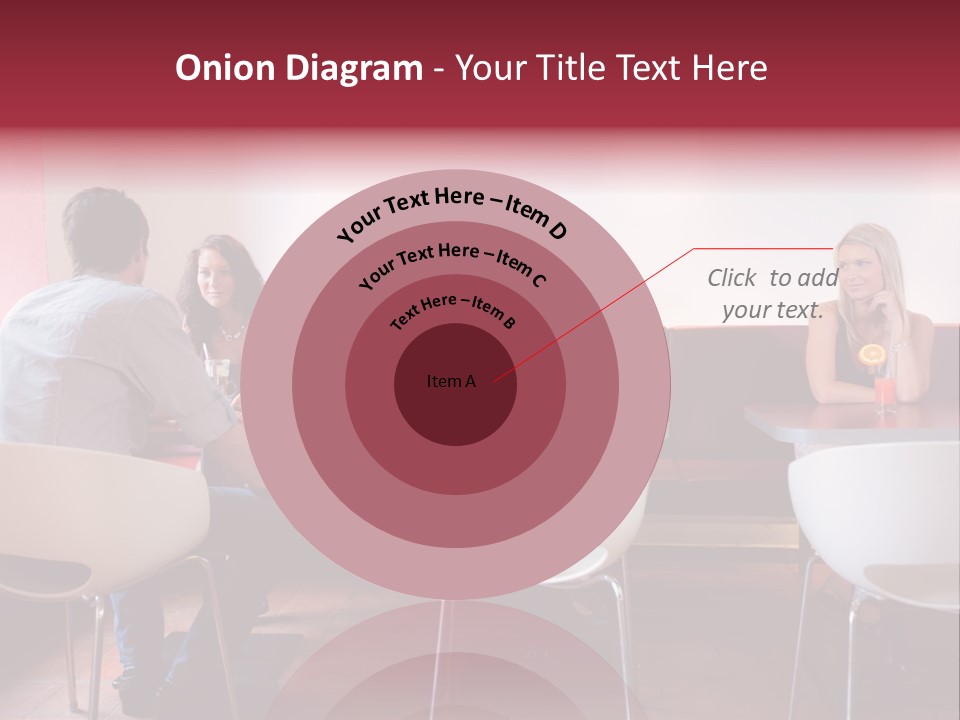 Loneliness Girl Apart PowerPoint Template