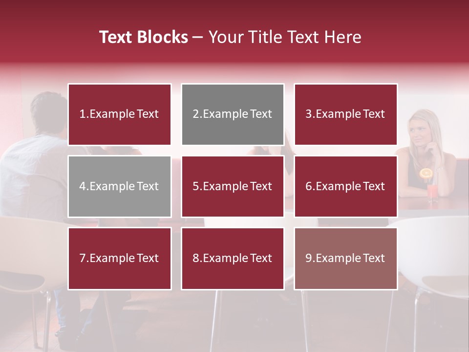 Loneliness Girl Apart PowerPoint Template