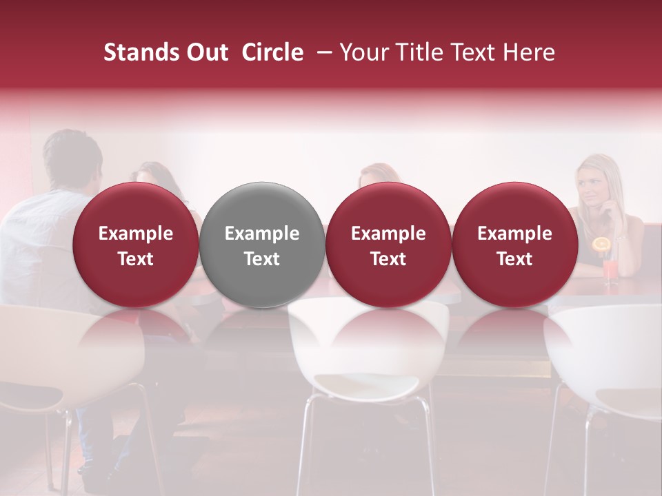 Loneliness Girl Apart PowerPoint Template