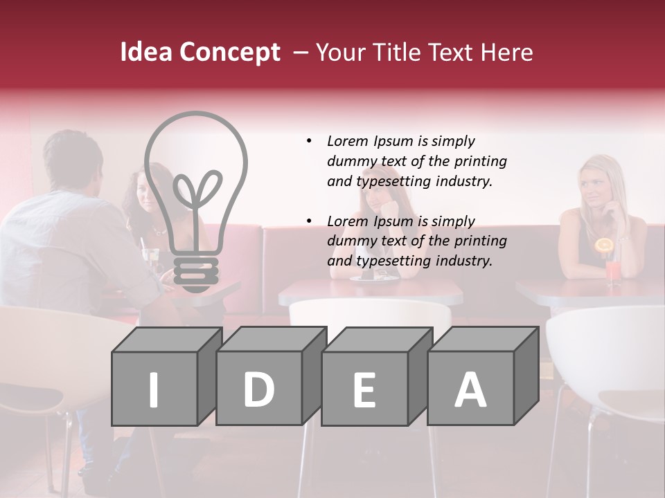 Loneliness Girl Apart PowerPoint Template