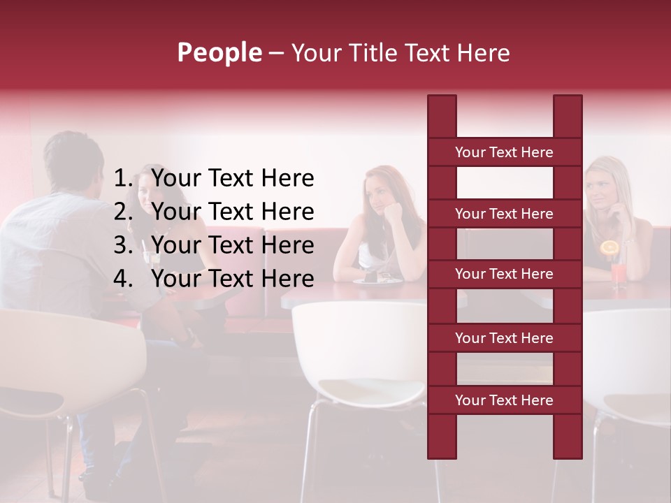 Loneliness Girl Apart PowerPoint Template