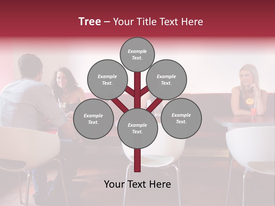 Loneliness Girl Apart PowerPoint Template