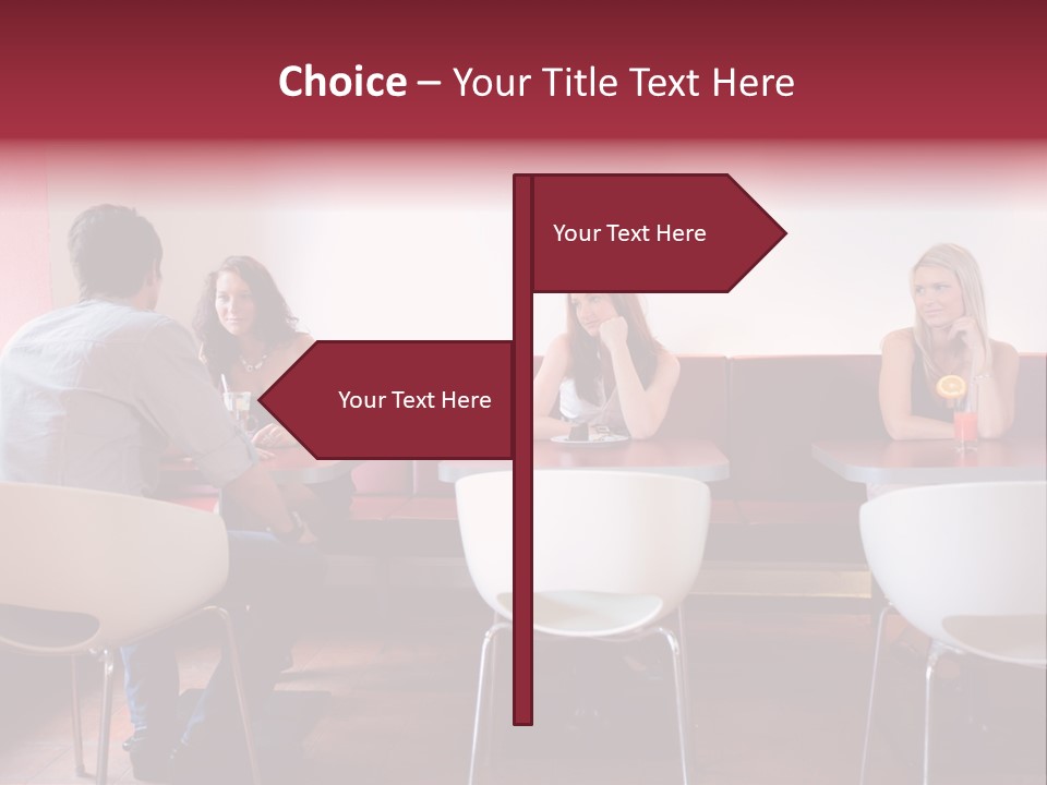 Loneliness Girl Apart PowerPoint Template