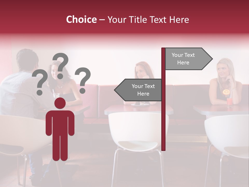 Loneliness Girl Apart PowerPoint Template