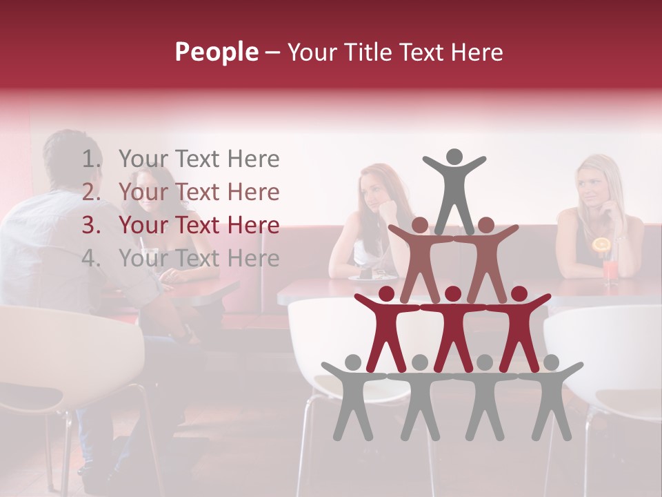 Loneliness Girl Apart PowerPoint Template