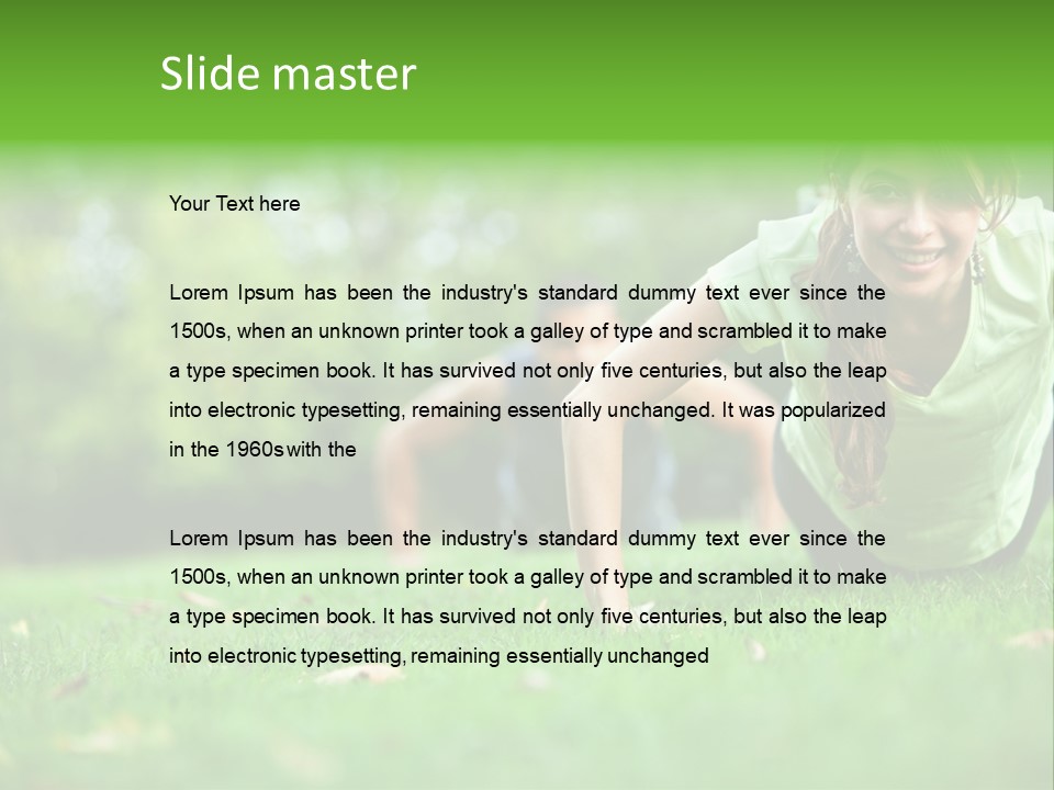 Tone People Park PowerPoint Template