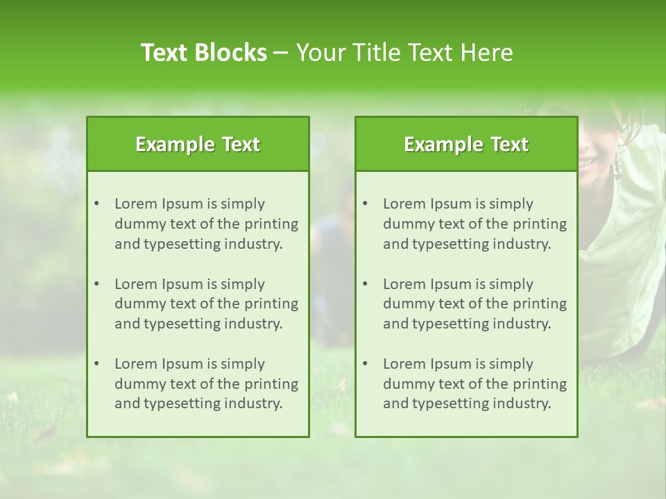 Tone People Park PowerPoint Template