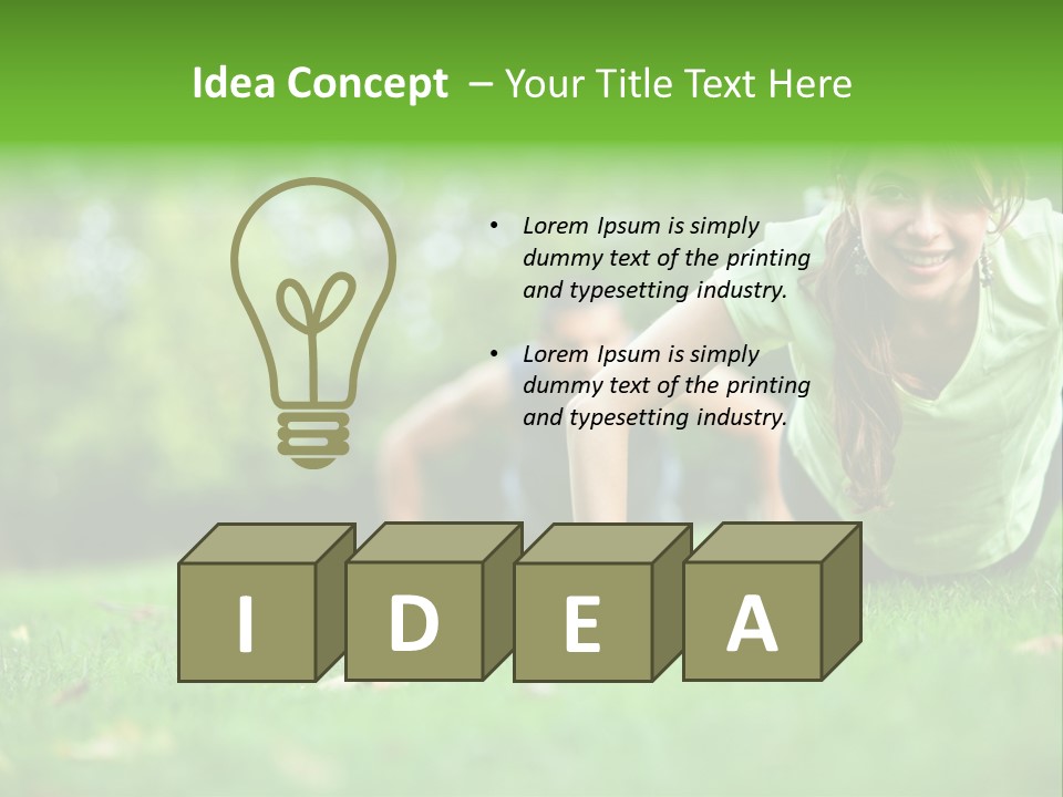 Tone People Park PowerPoint Template