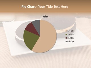 Glass Vanilla Sweets PowerPoint Template