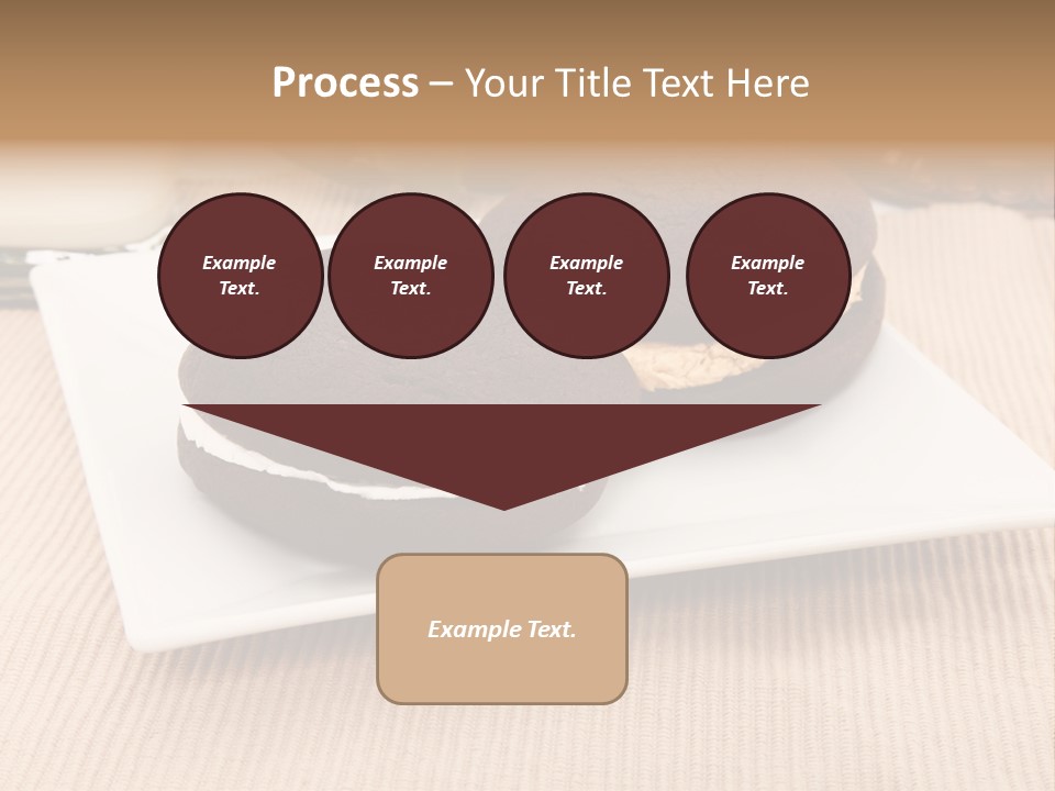Glass Vanilla Sweets PowerPoint Template