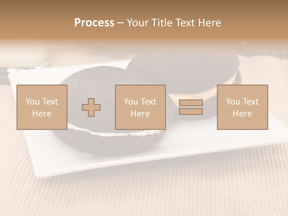 Glass Vanilla Sweets PowerPoint Template