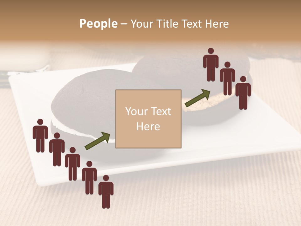 Glass Vanilla Sweets PowerPoint Template