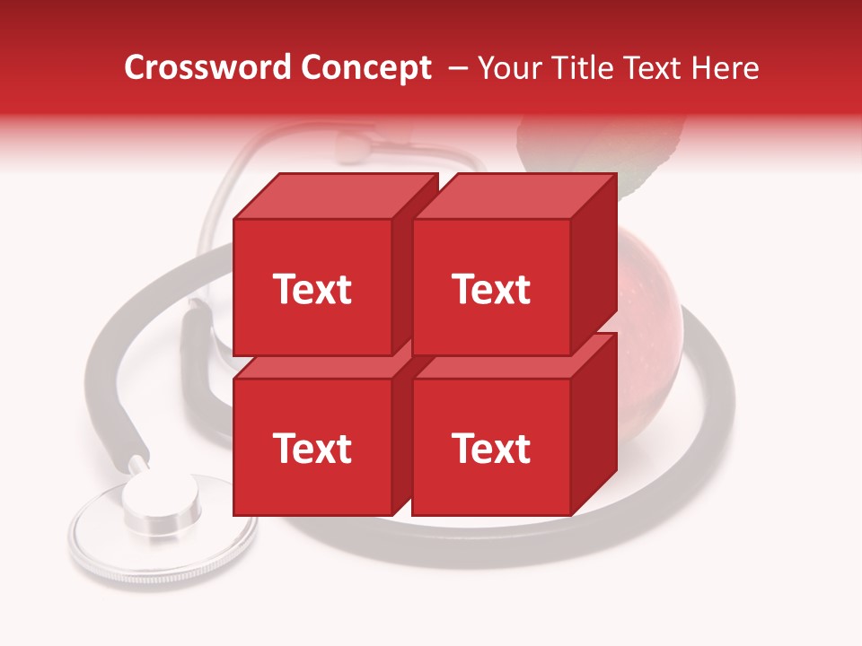 Isolated Cardiology Hear PowerPoint Template